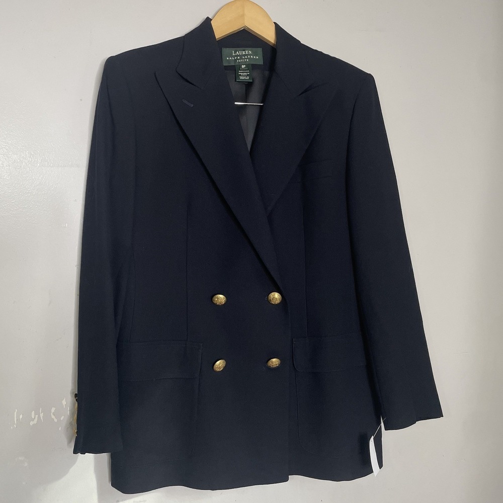 Lauren Ralph Lauren Navy Blazer with Gold Buttons